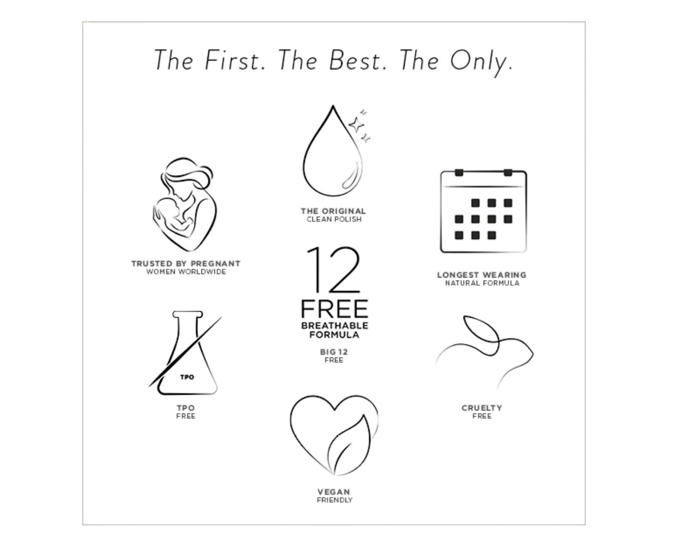 The First The Best The Only. Zoya Big 12 Free Formula